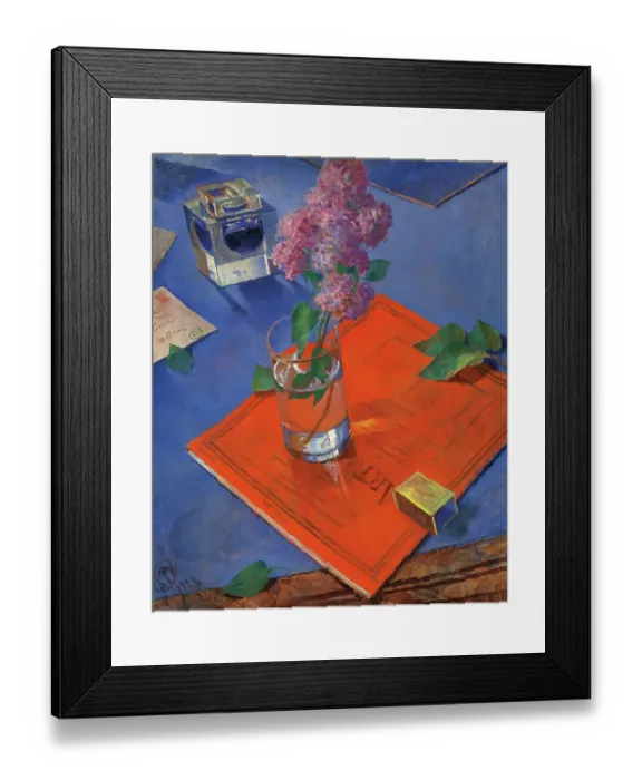 Framed Print : Still Life With Lilac Framed Print : Still Life With Lilac