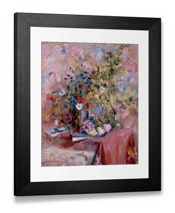 Framed Print : Flowers, 1906. Creator: Edouard Vuillard Framed Print : Flowers, 1906. Creator: Edouard Vuillard