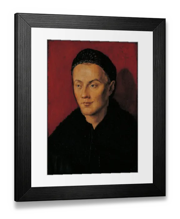 Framed Print : Portrait of a Man, by Dürer Albrecht, 16th Century, 1500-1510, board Framed Print : Portrait of a Man, by Dürer Albrecht, 16th Century, 1500-1510, board