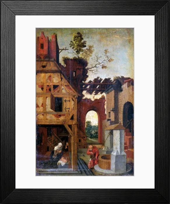 Framed Print : Nativity, after Albrecht Dürer, end of the 16th Century, oil on canvas Framed Print : Nativity, after Albrecht Dürer, end of the 16th Century, oil on canvas