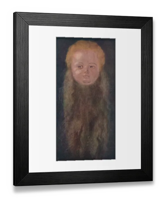 Framed Print : Portrait Of A Boy With A Long Beard 1527 (1939)