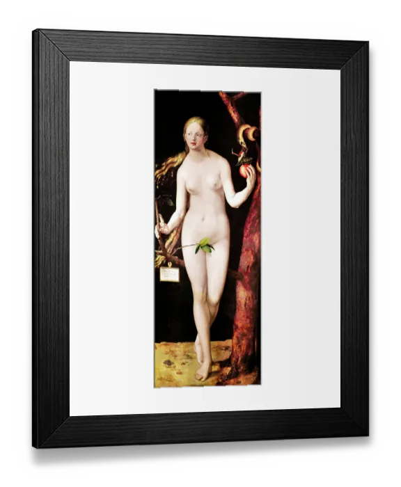Framed Print : 1500s Eve In the Garden of Eden Framed Print : 1500s Eve In the Garden of Eden