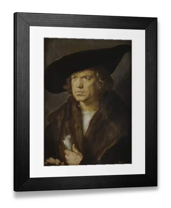 Framed Print : Portrait Of An Unknown Man. Artist: Dürer, Albrecht (1471-1528) Framed Print : Portrait Of An Unknown Man. Artist: Dürer, Albrecht (1471-1528)