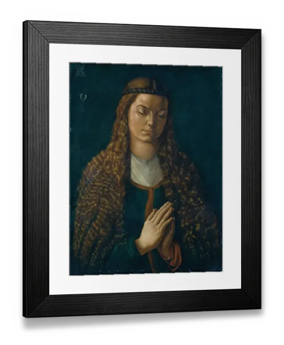 Framed Print : Portrait of a young woman. Artist: Dürer, Albrecht (1471-1528) Framed Print : Portrait of a young woman. Artist: Dürer, Albrecht (1471-1528)