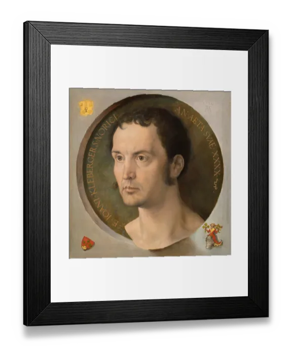 Framed Print : Portrait of Johann Kleeberger, 1526. Artist: Dürer, Albrecht (1471-1528) Framed Print : Portrait of Johann Kleeberger, 1526. Artist: Dürer, Albrecht (1471-1528)