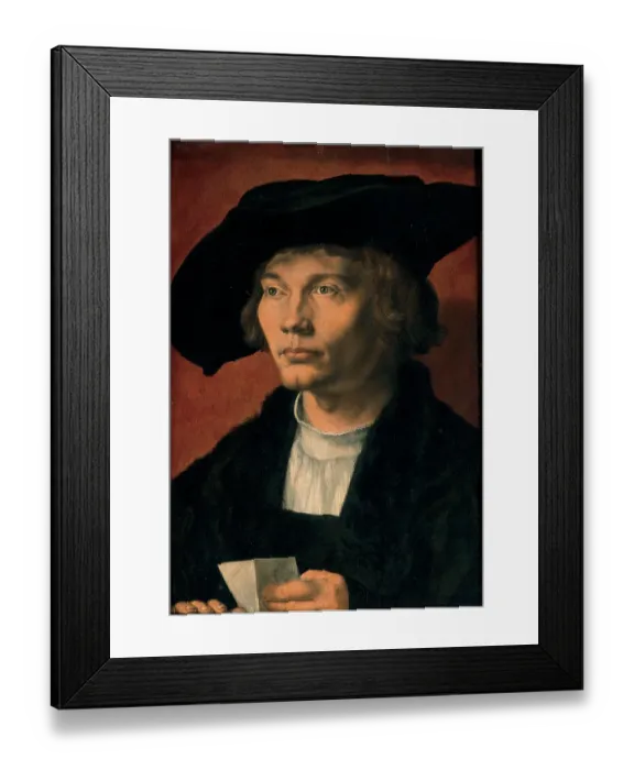 Framed Print : Portrait of Bernhard von Reesen, 1521. Artist: Dürer, Albrecht (1471-1528) Framed Print : Portrait of Bernhard von Reesen, 1521. Artist: Dürer, Albrecht (1471-1528)