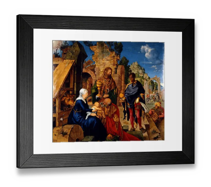 Framed Print : The Adoration of the Magi, 1504. Artist: Dürer, Albrecht (1471-1528) Framed Print : The Adoration of the Magi, 1504. Artist: Dürer, Albrecht (1471-1528)