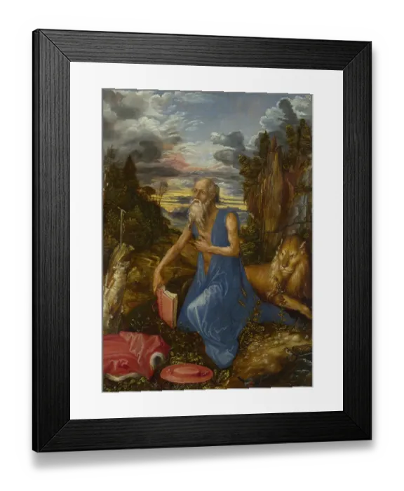 Framed Print : Saint Jerome, c. 1496. Artist: Dürer, Albrecht (1471-1528) Framed Print : Saint Jerome, c. 1496. Artist: Dürer, Albrecht (1471-1528)