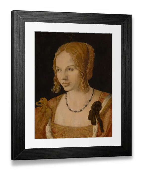 Framed Print : Portrait of a Young Venetian Woman, 1505. Artist: Dürer, Albrecht (1471-1528) Framed Print : Portrait of a Young Venetian Woman, 1505. Artist: Dürer, Albrecht (1471-1528)