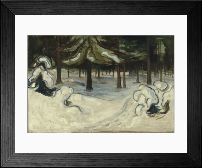 Framed Print : Winter In The Woods Framed Print : Winter In The Woods