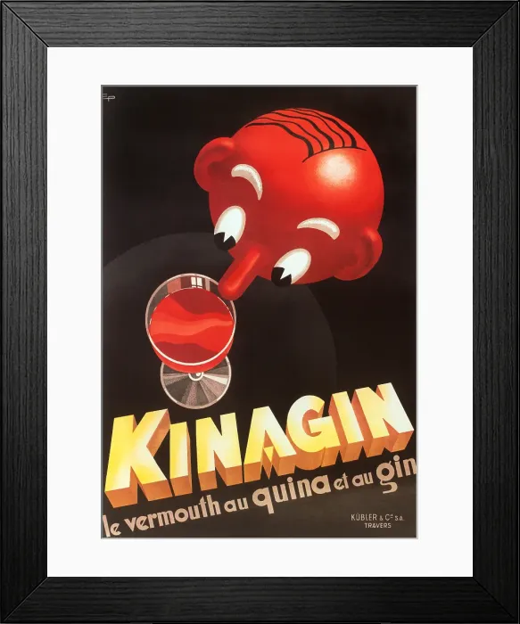 Framed Print : Kinagin Ad Framed Print : Kinagin Ad