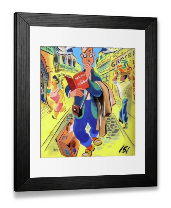 Framed Print : Dia Del Idioma Framed Print : Dia Del Idioma
