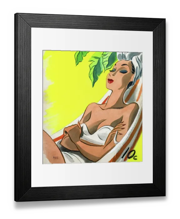 Framed Print : Sleeping in the Hammock Framed Print : Sleeping in the Hammock