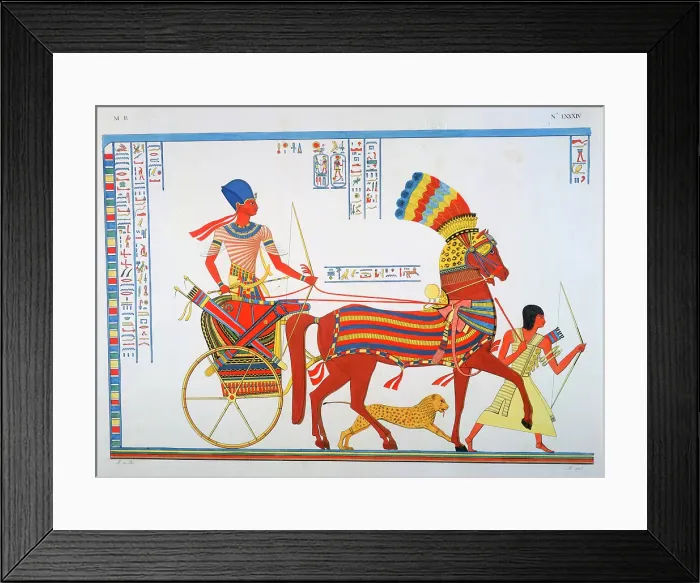 Framed Print : Ancient Egyptain fresco, 19th century. Artist: Ippolito Rosellini Framed Print : Ancient Egyptain fresco, 19th century. Artist: Ippolito Rosellini