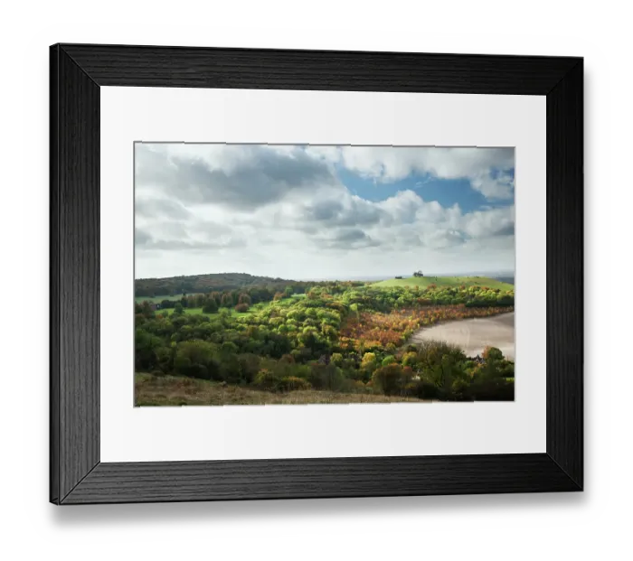 Framed Print : Pulpit Hill from Coombe Hill, The Chilterns Framed Print : Pulpit Hill from Coombe Hill, The Chilterns