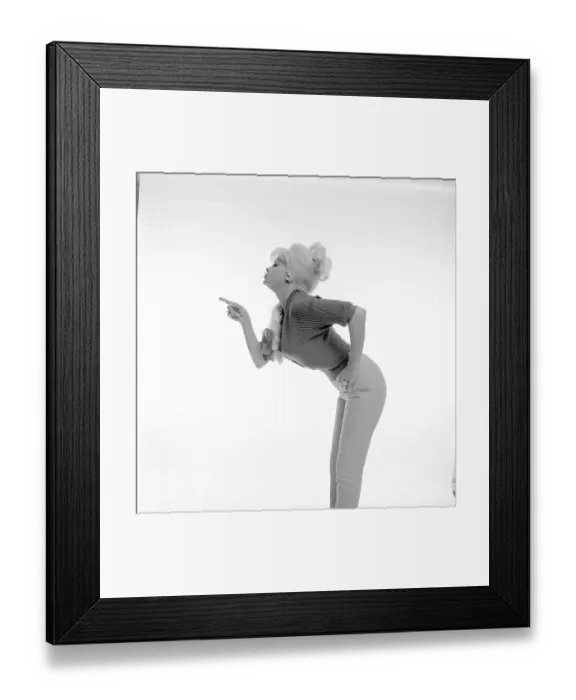 Framed Print : Jayne Mansfield Portrait Session