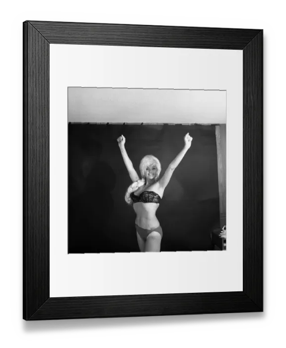 Framed Print : Jayne Mansfield Portrait Session