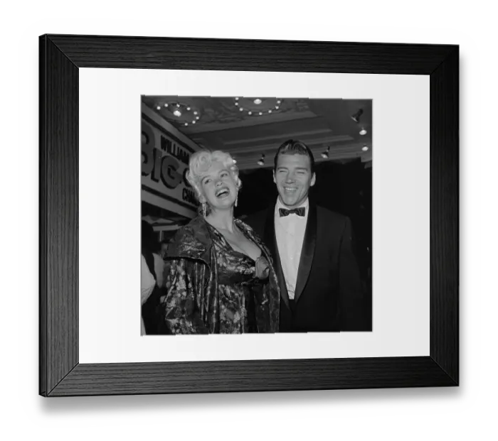 Framed Print : Jayne Mansfield & Mickey Hargitay Framed Print : Jayne Mansfield & Mickey Hargitay