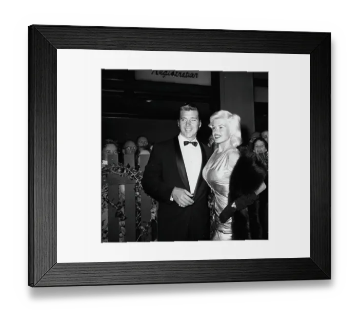 Framed Print : Mickey Hargitay And Jayne Mansfield Framed Print : Mickey Hargitay And Jayne Mansfield