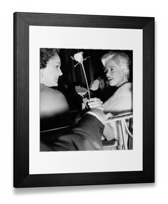 Framed Print : Jayne Mansfield And Rita Hayworth Framed Print : Jayne Mansfield And Rita Hayworth