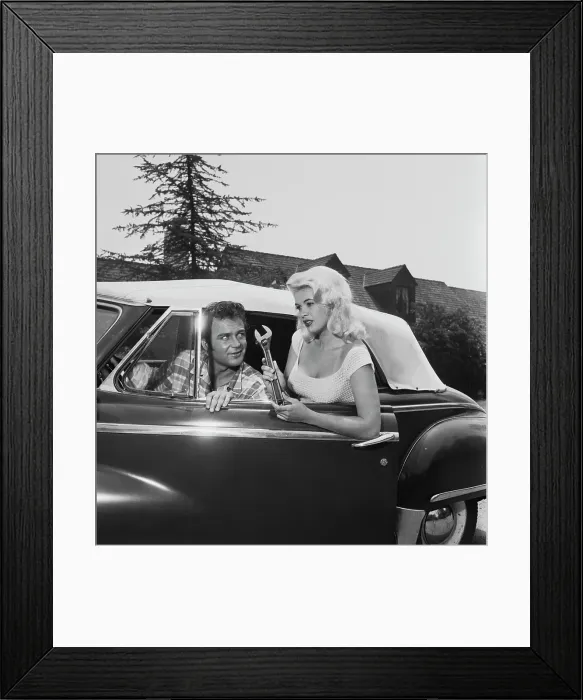 Framed Print : Lance Fuller & Jayne Mansfield Framed Print : Lance Fuller & Jayne Mansfield