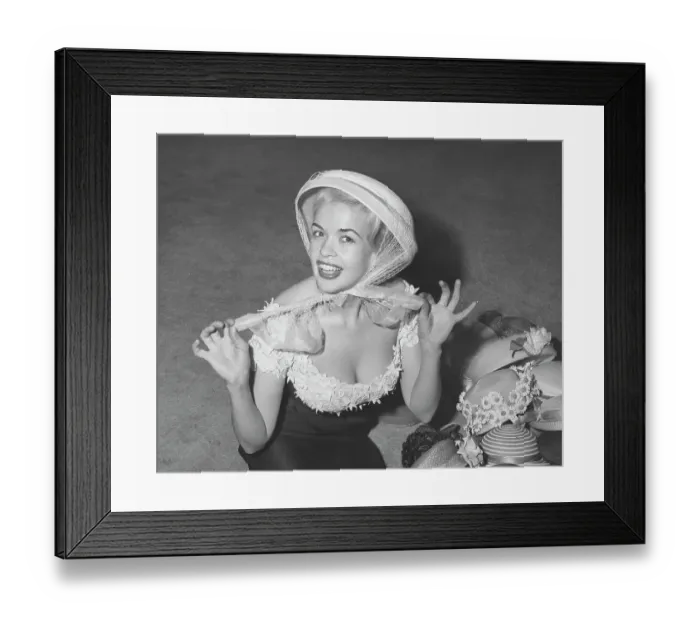 Framed Print : Jayne Mansfield's Easter Bonnet Framed Print : Jayne Mansfield's Easter Bonnet