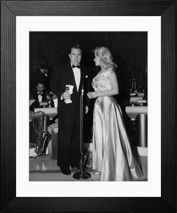 Framed Print : Edmond O'Brien And Jayne Mansfield Framed Print : Edmond O'Brien And Jayne Mansfield