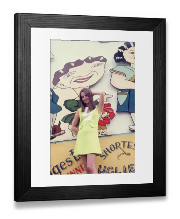 Framed Print : Natalie Wood in California Framed Print : Natalie Wood in California