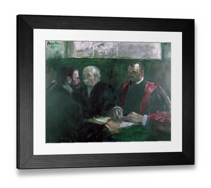 Framed Print : An exam at the Faculty of Medicine of Paris (Un ezamen a la faculte de medecine de Paris), by Henri de Toulouse-Lautrec, 1901, 20th Century, oil on canvas, 65 x 81 cm Framed Print : An exam at the Faculty of Medicine of Paris (Un ezamen a la faculte de medecine de Paris), by Henri de Toulouse-Lautrec, 1901, 20th Century, oil on canvas, 65 x 81 cm