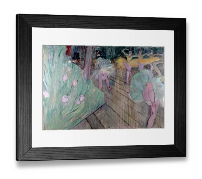 Framed Print : Ballet, by Henri de Toulouse Lautrec, 1886, 19th Century, oil on canvas, 102 x 150 cm