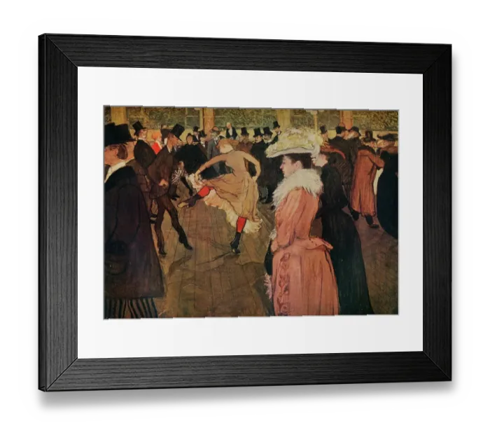 Framed Print : At The Moulin Rouge, The Dance, 1890 (1934)