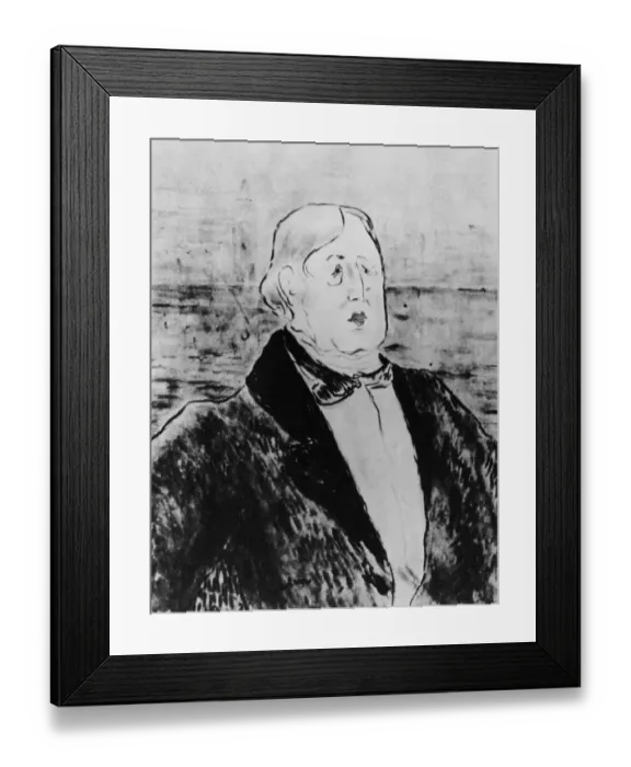 Framed Print : Wilde By Toulouse-Lautrec Framed Print : Wilde By Toulouse-Lautrec
