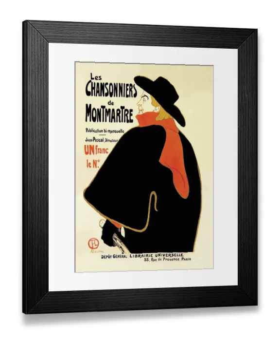 Framed Print : Chansonniers de Montmartre
