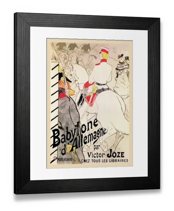 Framed Print : Babylone d'Allemagne (German Babylon)