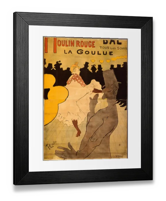 Framed Print : Moulin Rouge-La Goulue Framed Print : Moulin Rouge-La Goulue