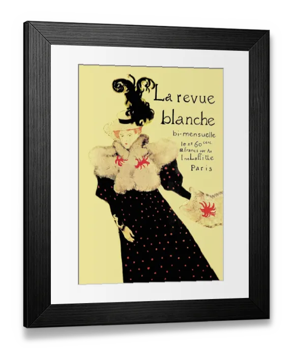 Framed Print : Revue Blanche Framed Print : Revue Blanche