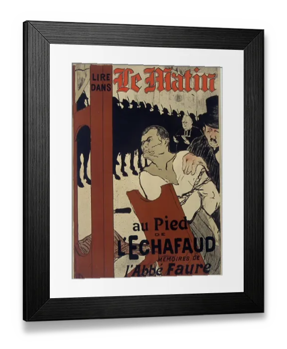 Framed Print : Le Matin: At the Foot of the Scaffold, 1893. From a private collection Framed Print : Le Matin: At the Foot of the Scaffold, 1893. From a private collection