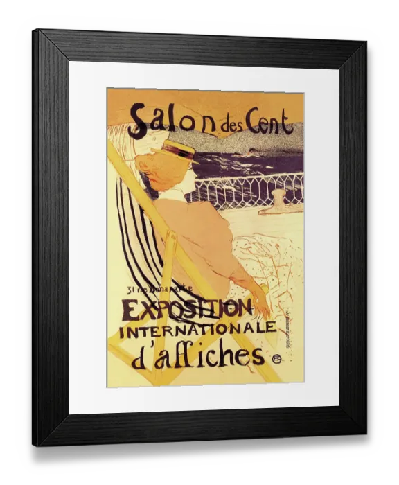 Framed Print : Salon des Cent: Exposition Internationale d'Affiches Framed Print : Salon des Cent: Exposition Internationale d'Affiches