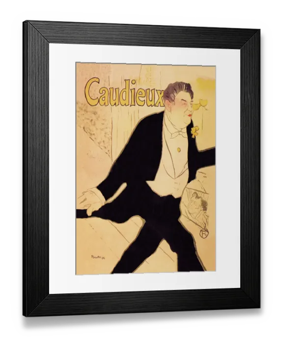 Framed Print : Caudieux. FRANCE - CIRCA 1893: Henri de Toulouse-Lautrec Framed Print : Caudieux. FRANCE - CIRCA 1893: Henri de Toulouse-Lautrec