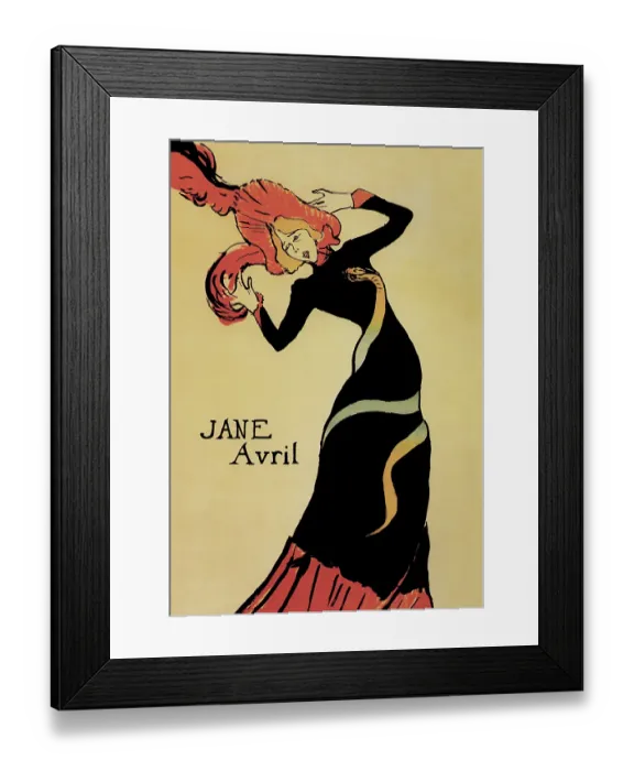 Framed Print : Jane Avril Framed Print : Jane Avril