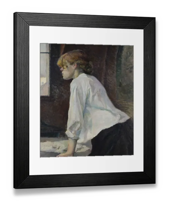 Framed Print : La Blanchisseuse