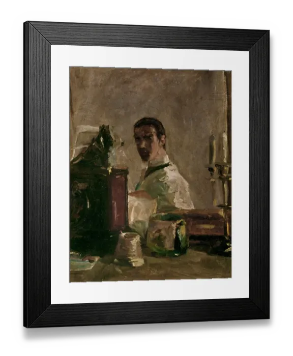 Framed Print : Self-portrait Henri de Toulouse-Lautrec Framed Print : Self-portrait Henri de Toulouse-Lautrec