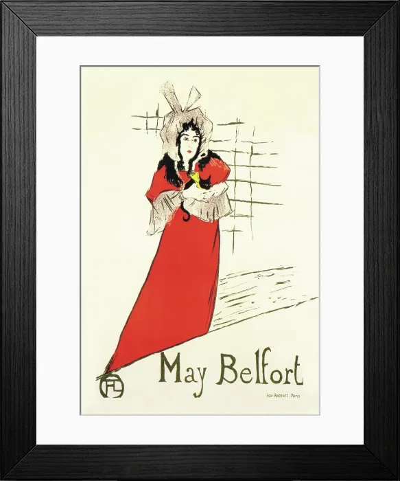 Framed Print : May Belfort (Irish Singer) Framed Print : May Belfort (Irish Singer)