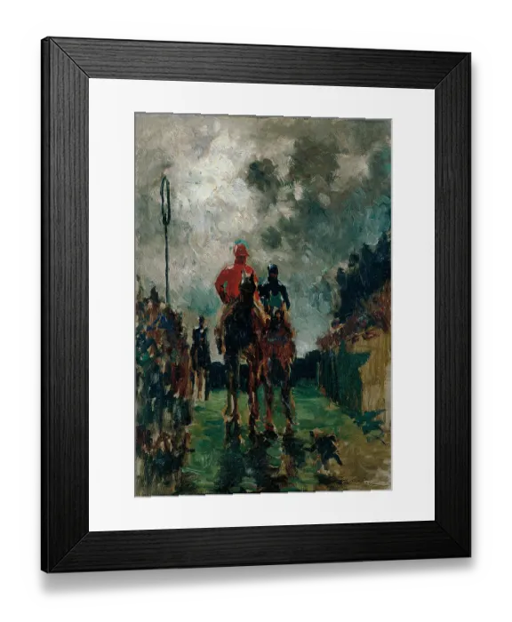 Framed Print : The Jockeys, 1882. Artist: Toulouse-Lautrec, Henri, de (1864-1901) Framed Print : The Jockeys, 1882. Artist: Toulouse-Lautrec, Henri, de (1864-1901)