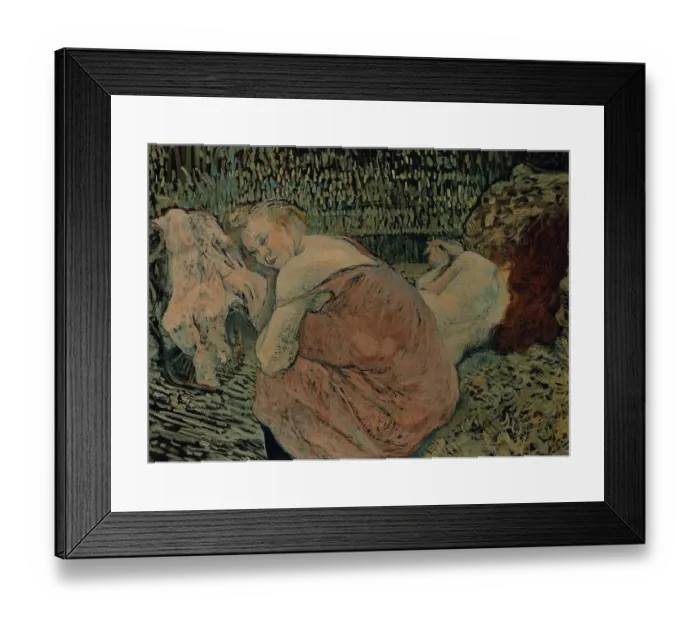 Framed Print : Two Friends, 1895. Artist: Toulouse-Lautrec, Henri, de (1864-1901) Framed Print : Two Friends, 1895. Artist: Toulouse-Lautrec, Henri, de (1864-1901)