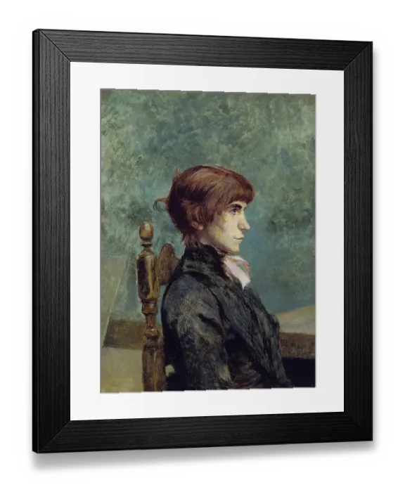 Framed Print : Portrait Of Jeanne Wenz Framed Print : Portrait Of Jeanne Wenz