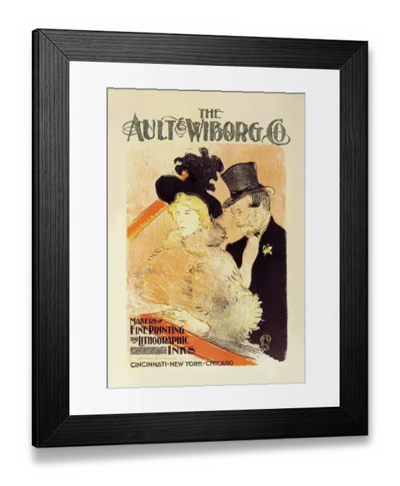 Framed Print : Ault and Wiborg Company Framed Print : Ault and Wiborg Company