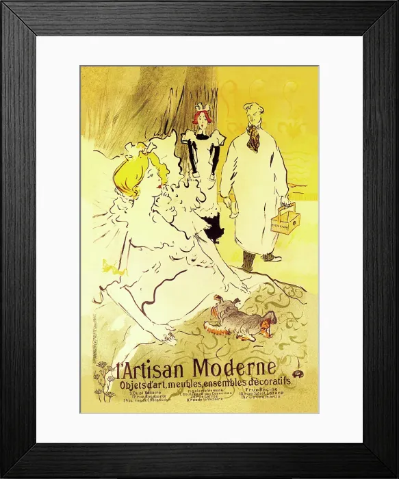 Framed Print : Artisan Moderne Framed Print : Artisan Moderne