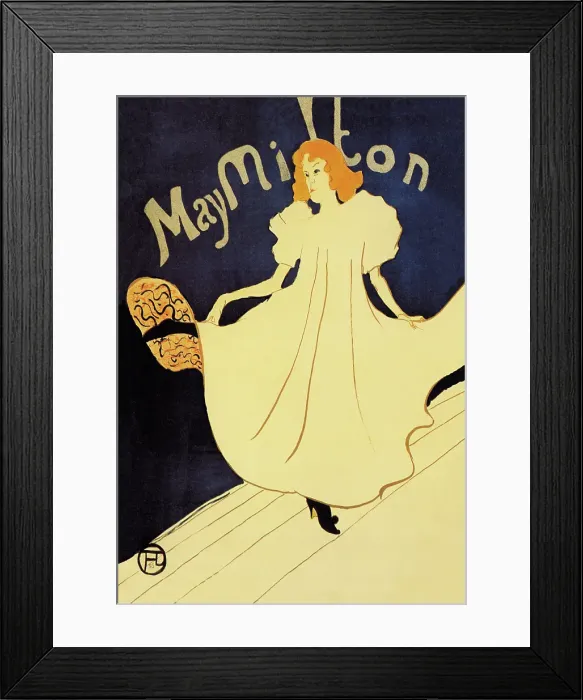 Framed Print : May Milton on Stage Framed Print : May Milton on Stage