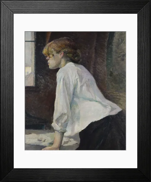 Framed Print : La Blanchisseuse Framed Print : La Blanchisseuse